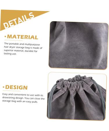Baluue 2pcs Hair Dryer Bag Multifunctional Bag Toiletry Travel Bag Storage Bags for Travel Flannel - Buy Online on GoSupps.com