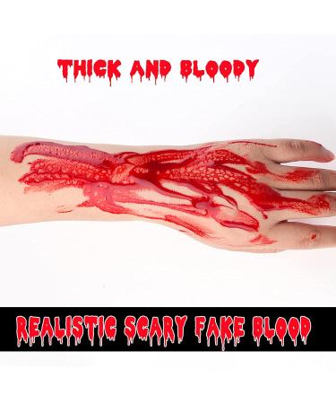 Bowitzki Realistic Fake Blood 30ml - Halloween SFX Makeup Liquid for Zombie Vampires - 1 oz Party Face & Body Paint - Buy Online on GoSupps.com
