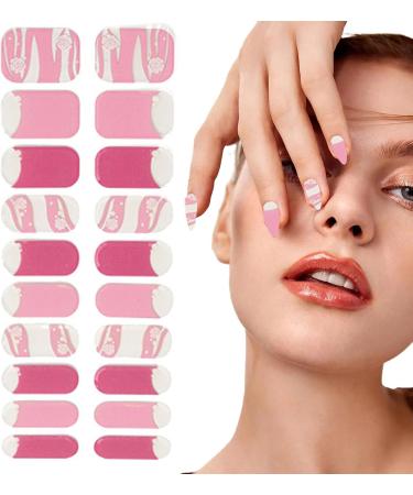 Gel Nail Strips Nail Polish Stickers - Semi-Cured Nail Wraps for Gel Polish - Gel Nail Strips Long Lasting Shiny Nail Strips Easy to Apply and Remove 0178 - Buy Online on GoSupps.com