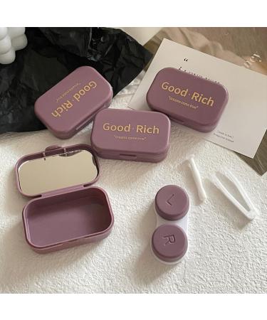 Bedartent Portable Contact Lens Containers - 4-Pack Travel Kit with Tweezers | Ideal for Outdoor Use in Various Colors - Buy Online on GoSupps.com
