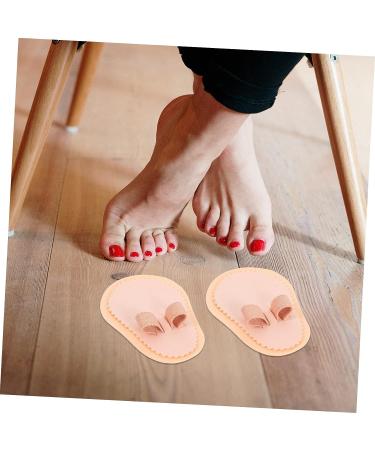 Healeved Hallux Valgus Corrector Pad Set - 8 Pcs Toe Protectors, Splint, Separator | Lightweight & Comfortable Design | Foot Care for Bunions, Hammer Toes - 2 Pairs Light Brown - Buy Online on GoSupps.com