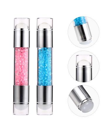 Lurrose Double-Headed Silicone Nail Art Stamp Set - 3 Sets for Perfect Manicure & Nail Design - International Shipping Available - Buy Online on GoSupps.com