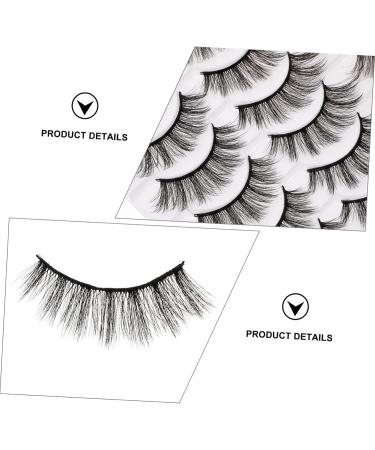FRCOLOR 7 Boxes 5D False Eyelashes Natural False Eyelashes Pesta as Postizas Natural Makeup Accessories Pestanas Postizas Natural Beauty Salon Eyelashes Makeup False Eyelashes - Buy Online on GoSupps.com