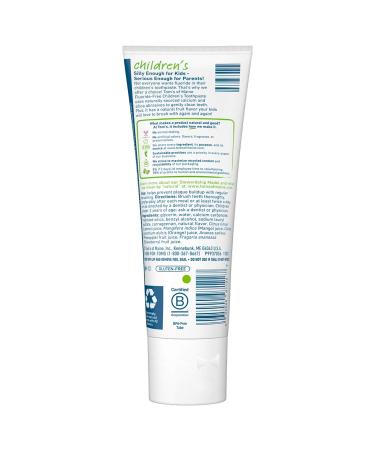 Tom's of Maine Natural Kid's Silly Strawberry Fluoride-Free Toothpaste 5.1 oz - Original Formula, Pack of 1 - Buy Online on GoSupps.com