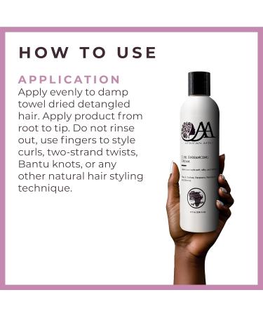 African Afro Curl Enhancing Cream - All-Natural Curl Defining Cream for Medium to Coarse Curls with Avocado Oil | Paraben Sulfate & Silicone Free | 8 Fl Oz | Cruelty-Free International Shipping - Buy Online on GoSupps.com