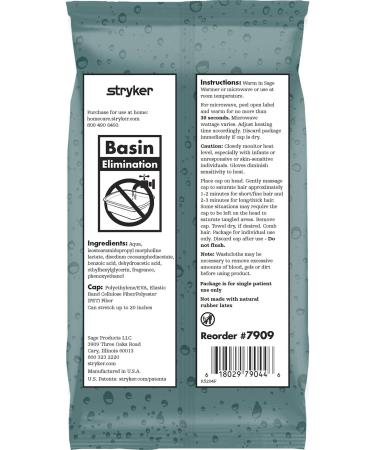 Comfort Bath Rinse-Free Shampoo and Conditioner Cap - 1 Count - Buy Online on GoSupps.com