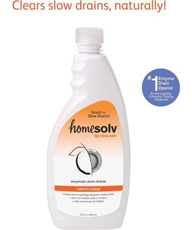 Buy Homesolv Enzyme Drain Cleaner - Valencia Orange 22 oz | Effective Build Up Remover for International Shipping - Buy Online on GoSupps.com