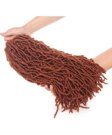 Xtrend 24 Inch 7Packs 18strands/pack Soft Nu Faux Locs Crochet Braids Hair Copper Red Synthetic Dreadlocks Braiding Hair Fashion Goddess Distressed Faux Locs Curly Wavy Hair Extensions 350# 24 Inch (Pack of 6) 350# - Buy Online on GoSupps.com