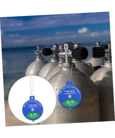 Hemoton Cable Rods 3pcs Signage Emblems Labels Hospital Cylinder Status Sign Cylinder Status Plate Oxygen Tank - Buy Online on GoSupps.com