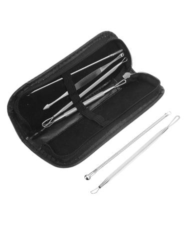 Mipcase 1 Set Blackhead Removal Tool 5 Piece Set Stainless Steel