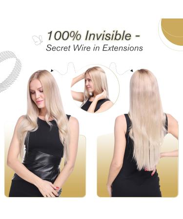 Elailite Synthetic Hair Part Extensions - 50cm #24 Medium Blonde | 90g Smooth Tresse for International Shipping - Buy Online on GoSupps.com