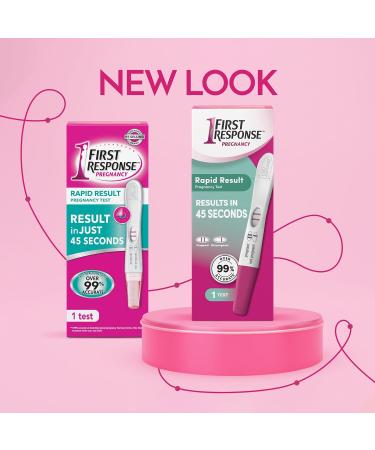 First Response Rapid Result Pregnancy Test Stick Results in 45 Seconds 1 Test Rapid Test 1 count (Pack of 1) - Buy Online on GoSupps.com