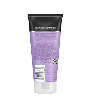 Violet Crush Purple Toner Mask for Blonde Hair - Deep Conditioning Treatment - 6 oz - SLES/Sulfate and Paraben Free - Cruelty Free - Purple Shampoo - Buy Online on GoSupps.com