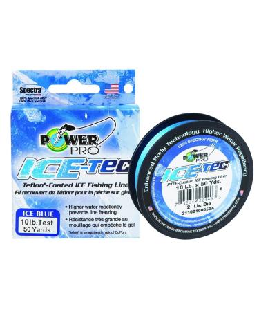 Power Pro 23400100050A Ice-Tec 50-Yard Ice Line, 10-Pound, Blue