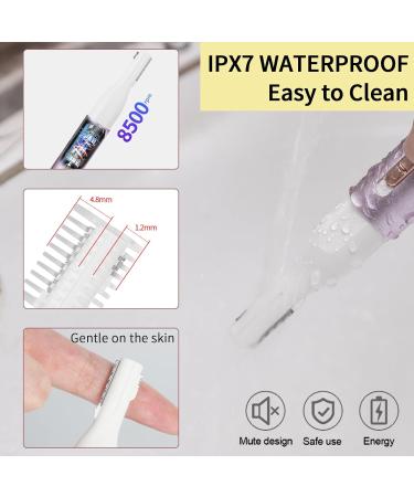 Rechargeable Nose & Ear Trimmer for Women - Painless Eyebrow Razor & Facial Hair Removal Tool (Purple - Buy Online on GoSupps.com