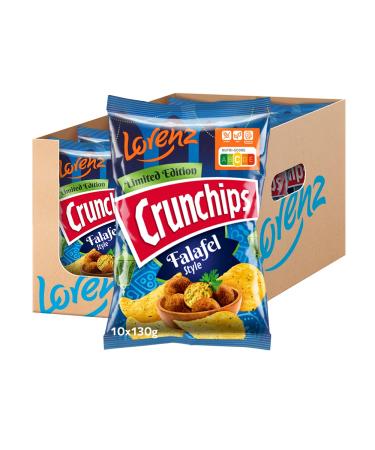 Lorenz Snack World Crunchips Ltd Falafel pack of 10 (10 x 130 g) Crunchips Falafel 10 x 130g
