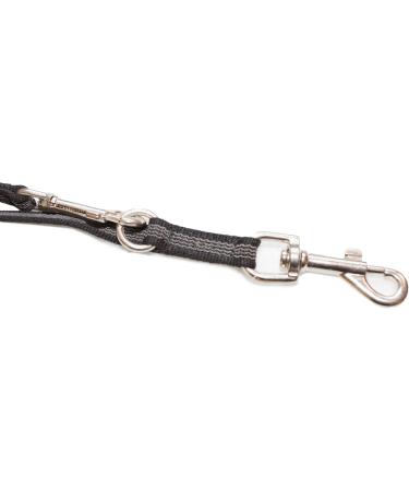 IDC Color & Gray Adjustable Dog Leash - Double Snap Hook 14mm x 2.2m Stylish Black-Grey - Buy Online on GoSupps.com