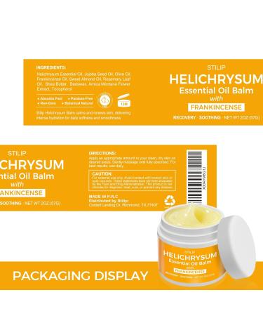 STILIP Helichrysum Balm with Frankincense Essential Oil Natural Repair & Renewal Face Cream Soothes Redness Fades Scars & Smooths Fine Lines Deep Moisturizing Anti-Aging Moisturizer_2oz. - Buy Online on GoSupps.com