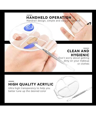 HOSAILY Blue Foundation Mixing Pigment - Color Corrector for Warm to Cold Tones | Smooth Blend with Foundation | Includes Hand Makeup Mixing Palette - Buy Online on GoSupps.com