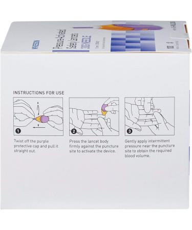 McKesson Safety Lancets 30G Sterile Pressure-Activated Needle 1.5mm 100 Count - Pack of 1 - Buy Online on GoSupps.com