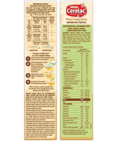 Generic Baby Cereal with Milk Wheat Honey Dates From 10 to 24 Months 300g - Buy Online on GoSupps.com