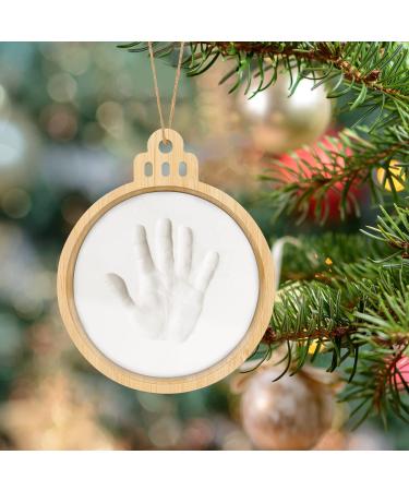 Creawoo Baby Imprint Kit - Personalized Christmas Keepsake Ornament for Newborn Boys and Girls with Ring Tool and Display Bell Shaped Frame - Buy Online on GoSupps.com