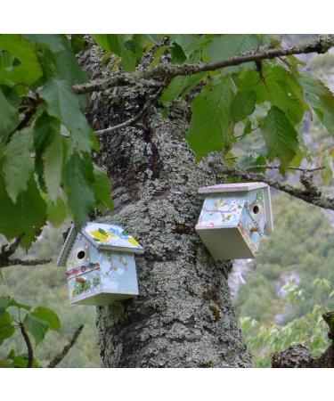 PLCatis Woodpecker for Nesting box 4pcs Bird House Protective Plate 32mm + 28mm Birded Box Stainless Steel Accessories for Nesting Boxes with 16 Pieces Screws - Buy Online on GoSupps.com