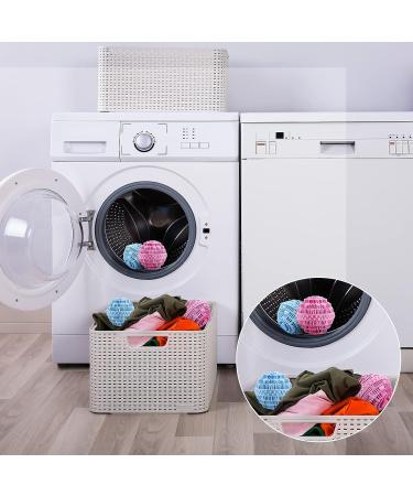 4-Piece Laundry Ball Set for Ultra Washer and Dryer Efficiency - 1500 Washings (Blue & Red) - Buy Online on GoSupps.com