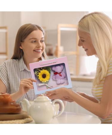 Buy Festival Gift Towel Bear Box Soap Flower Rose Bouquet - Long-Lasting Artificial Decoration for Thanksgiving Anniversary & Valentine's Day - Buy Online on GoSupps.com