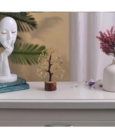 Green Jade Crystal Tree - Spiritual Gift for Women | Jade Tree Decor for Living Room | Birthday Gift for Her & Him | Jade Stone Tree of Life - Lucky Tree Crystal Gift - Buy Online on GoSupps.com