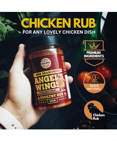Coffret Cadeau BBQ Rubs pour Amateurs de Viande - Holy Cow Angel s Wings Smoky Pig Sweet Texas Steak King & Adam s Ribs | Pack de 6 | 100% Naturel | Cadeau pic pour Gourmets Pack de 6 : Coffret Cadeau - Buy Online on GoSupps.com