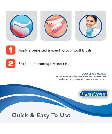 Plus White Cool Mint Whitening Toothpaste for Coffee Drinkers - 3.5 oz - Buy Online on GoSupps.com