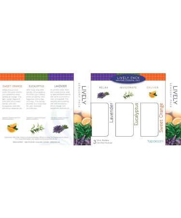 SpaRoom 100% Pure Essential Oil Sensory Packs - Lively Cobalt Blue Bottle 3 Count | International Shipping - Buy Online on GoSupps.com