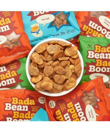 Enlightened Bada Bean Bada Boom - 24 Pack of Plant-Based Protein Broad Bean Snacks - Buy Online on GoSupps.com