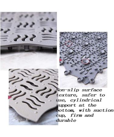 Non-Slip Shower Mat | Customizable Bathroom Rug for Household, WC, Corridor, Public Baths - GHHZZQ (Color: A, Size: 9-Tiles) - Buy Online on GoSupps.com