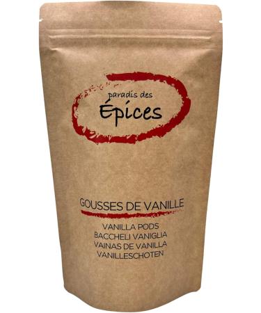 10 Madagascar Bourbon Vanilla Pods Premium Quality Gourmet 15 to 18 cm / 50 g - Buy Online on GoSupps.com