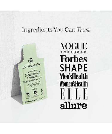 Cymbiotika Liposomal Magnesium Complex Promotes Relaxation Restful Sleep and Heart & Brain Health Highly Absorbable 3-in-1 Formula Vanilla Almond 10 mL Pouches (28 Count) Vanilla Almond 1 Count (Pack of 28) - Buy Online on GoSupps.com