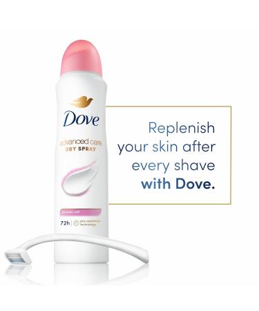 Dove Advanced Care Antiperspirant Deodorant Spray Powder Soft Pack of 12 to help skin barrier repair after shaving 72hour antiperspirant deodorant for soft underarms with boosted ceramide levels 3.8oz 3.8 Ounce (Pack of 12) Powder Soft - Buy Online on GoSupps.com