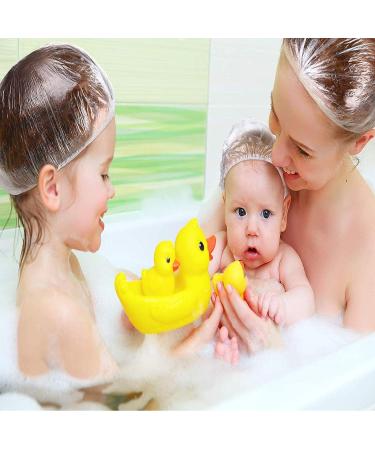 100 Disposable Waterproof Shower Caps - Elastic & Multi-purpose for Travel, Home, Hotel Use (Transparent) - Buy Online on GoSupps.com