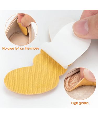Macood Heel Cushions Pads - 4 Pairs Self-Adhesive Inserts for Men & Women | Prevent Heel Slipping, Blisters & Rubbing | Foot Care Protectors (Black/Beige) - Buy Online on GoSupps.com