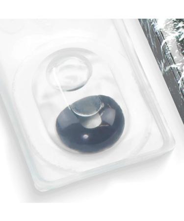 Buy Funnylens Black Out Contact Lenses - Crazy Fun Colored Lenses (-5.00 Strength) with Free Container for Halloween & Carnival - Buy Online on GoSupps.com