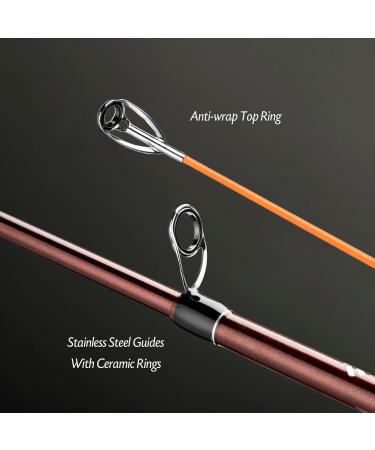 Shop EOW XPedite Portable Telescopic Fall Rods - Lightweight 24T Carbon Blanks Solid Tip & Cork Handle for Fast Action Casting - Travel-Friendly 7ft Collapsible Design - Buy Online on GoSupps.com