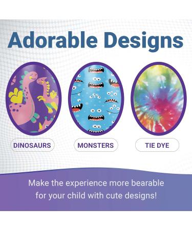 Kids Vomit Bags - Disposable 5 Pack with Cute Dinosaur Print | Leak Proof Self Sealing Emesis Bags for Motion Sickness | Ideal for Travel | Individually Wrapped - Buy Online on GoSupps.com