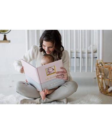 Pearhead Hello Beautiful Baby Memory Book - Pink First 5 Years Keepsake with Photo Insert - Buy Online on GoSupps.com