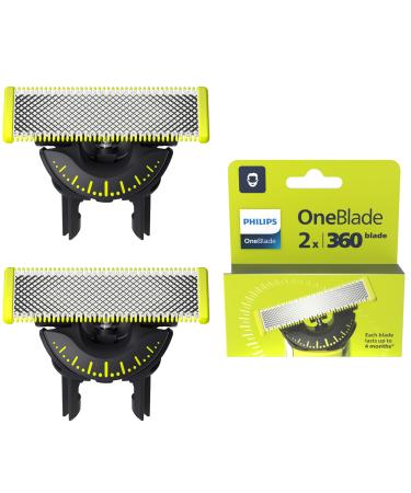 Philips OneBlade 360 Ersatzklingen f r OneBlade Electrorasierer und Trimmer mit verstellbarem 5-in-1-Kamm langlebiger Edel