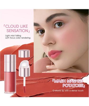 Cream Blush StickEyeshadow Cream Blush for Cheeks Long Lasting Makeup Lipstick for Women Girls Eye Lip School Office Travel Holiday Party Birthday Christmas 4 - Buy Online on GoSupps.com