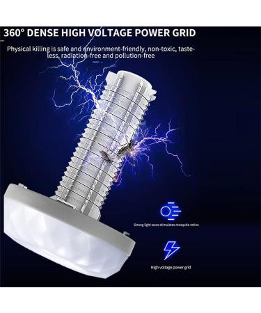 Mozz Guard 2024: Waterproof Mosquito Zapper Lamp - 3-in-1 Portable Outdoor Mosquito Repellent for Home Garden Camping & Picnics - Buy Online on GoSupps.com