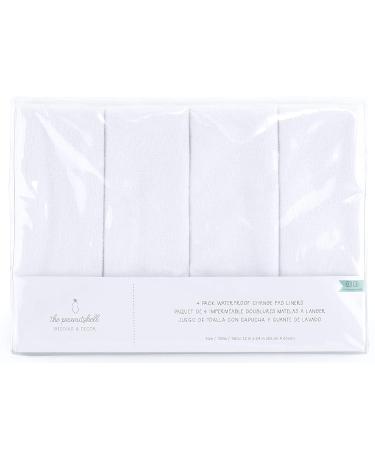 Peanutshell Waterproof Diaper Changing Pad Liners - 4 Pack Set for Changing Pad, Bassinet, or Crib - Washable & Reusable - Buy Online on GoSupps.com