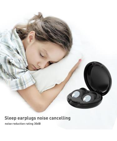 IFECCO Sleep Ear Plugs - Reusable Silicone Noise Cancelling Earplugs for 30dB Noise Reduction | Ear Protection for Study Work & Focus | Includes 4 Pair Eartips (XS/S/M/L) - Black - Buy Online on GoSupps.com