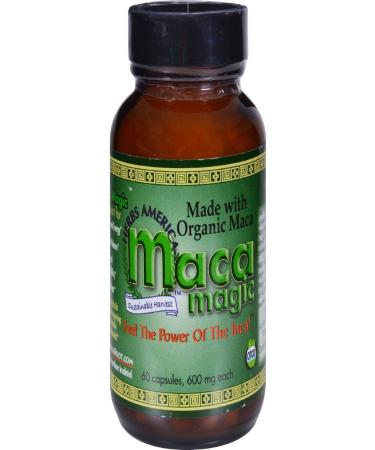 Maca Magic - Organic - 600 mg - 60 Capsules